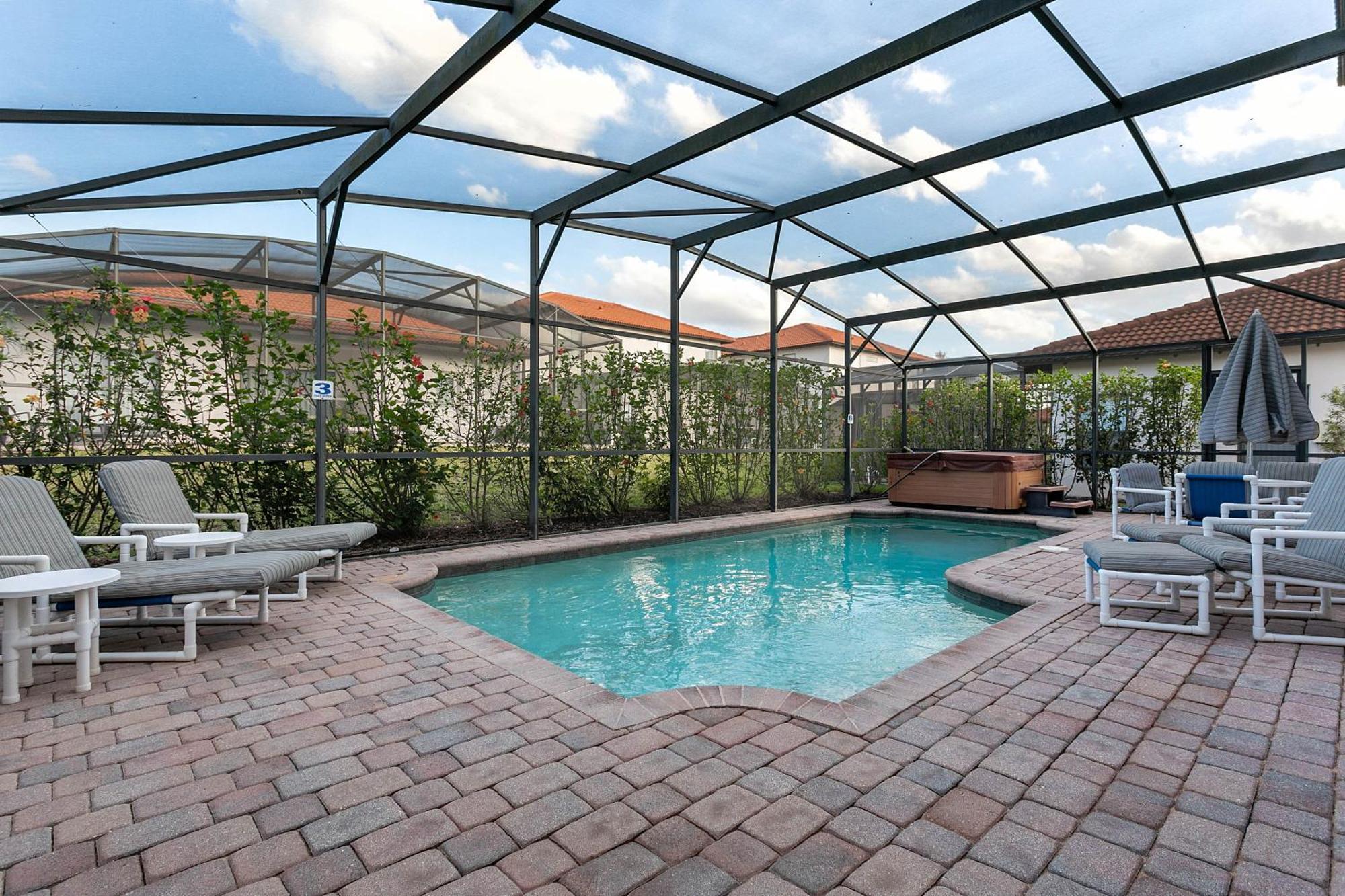 Paradise Resort Styles 4 Bedrooms With 3 Baths Pool And Spa Orlando Exterior photo